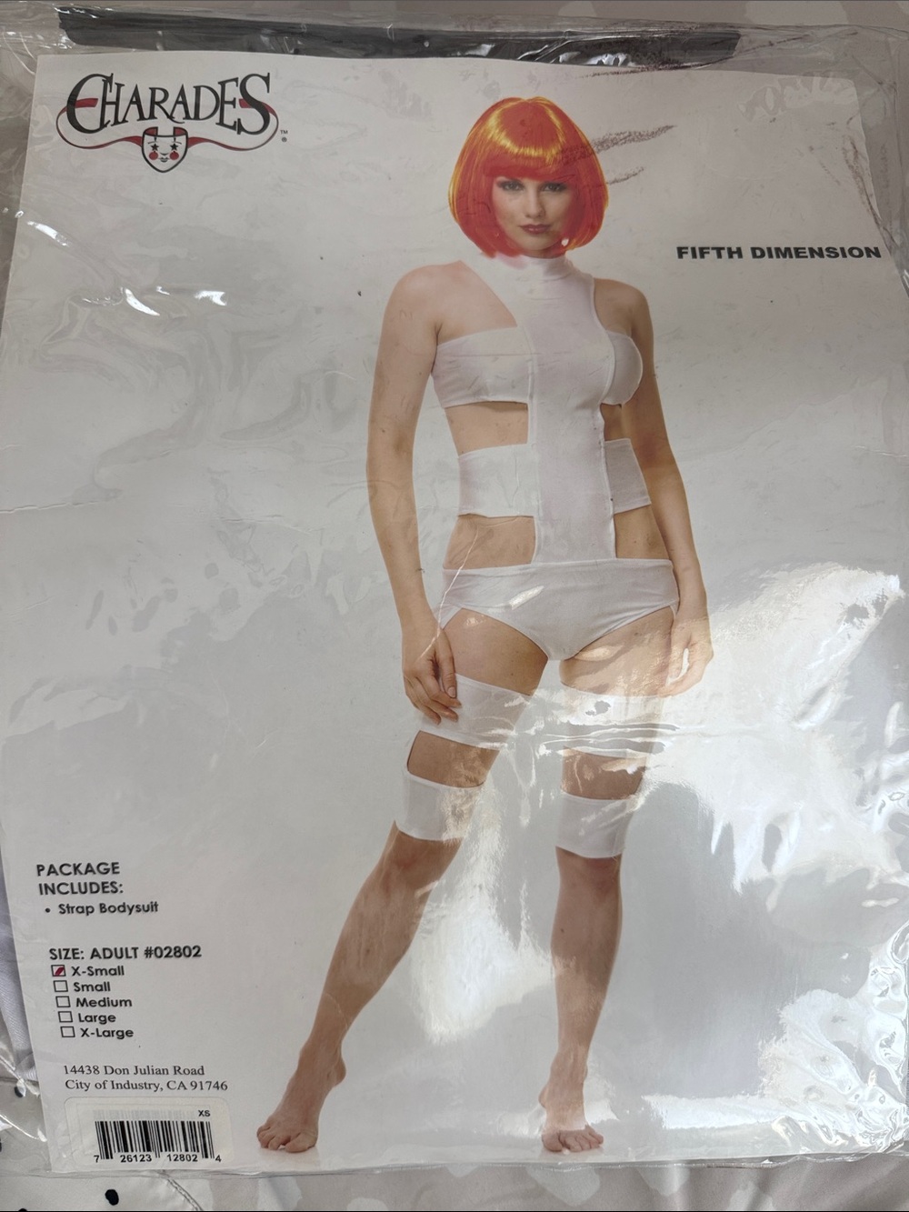 5th Element Sexy White Cutout Bodysuit Size XS